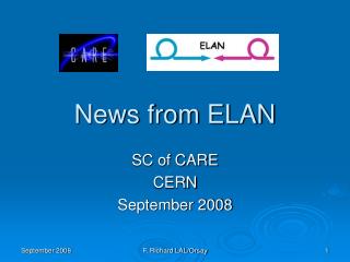 News from ELAN