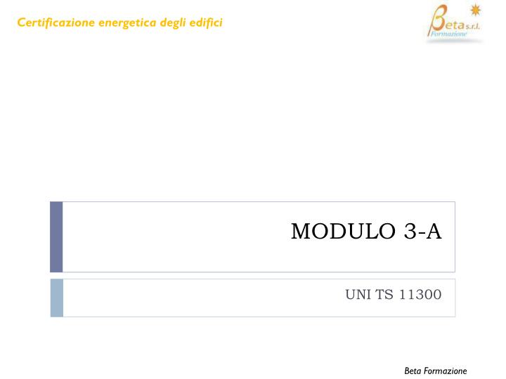 modulo 3 a