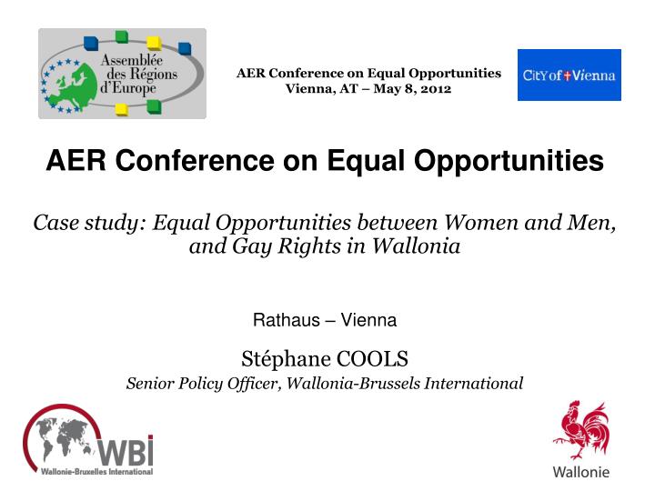 aer conference on equal opportunities vienna at may 8 2012