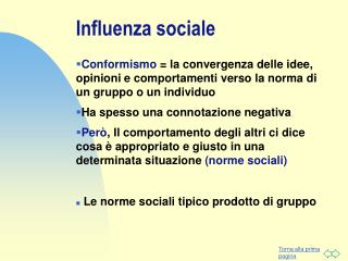 influenza sociale
