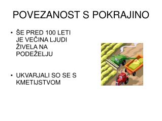 povezanost s pokrajino
