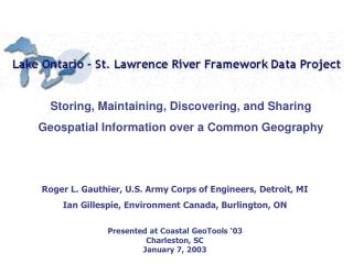 Storing, Maintaining, Discovering, and Sharing Geospatial Information over a Common Geography