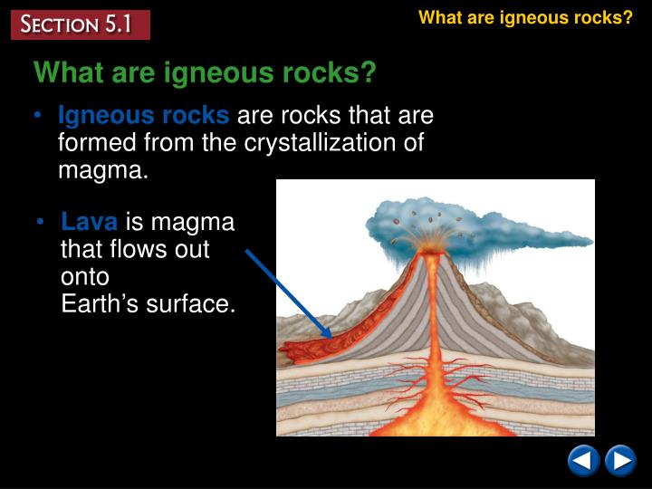 what are igneous rocks