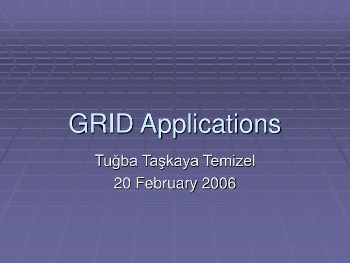 grid applications