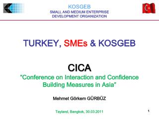 TURKEY, SMEs &amp; KOSGEB