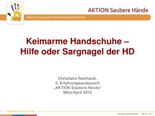 keimarme handschuhe hilfe oder sargnagel der hd