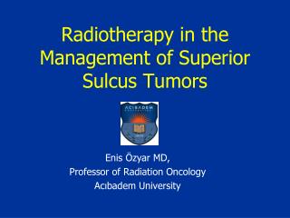 Radiotherapy in the Management of Superior Sulcus Tumors