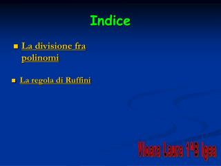 indice