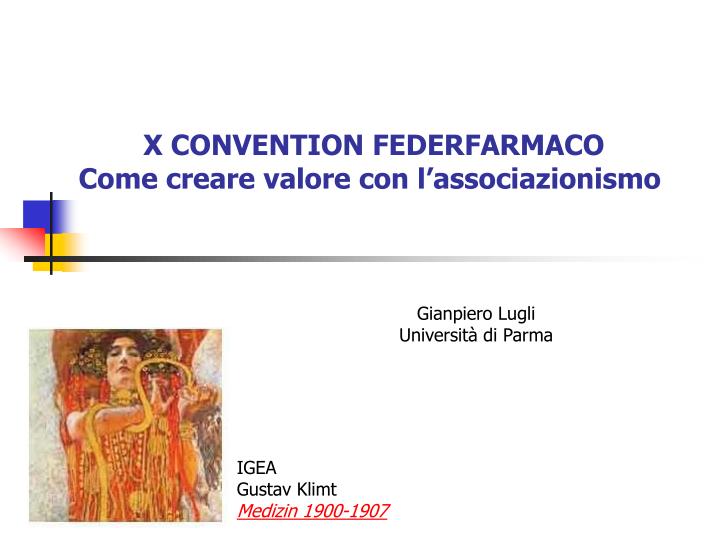 x convention federfarmaco come creare valore con l associazionismo