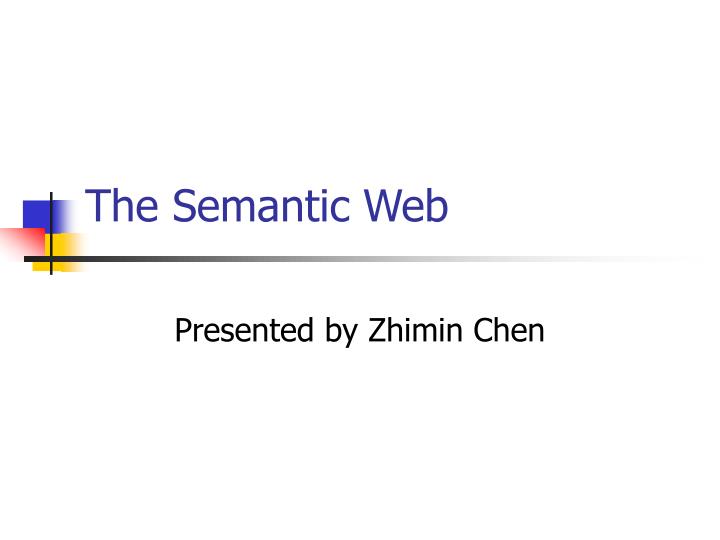 the semantic web