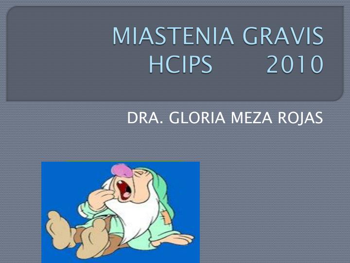 miastenia gravis hcips 2010