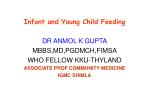 Infant and Young Child Feeding - slide 1