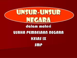 unsur unsur negara