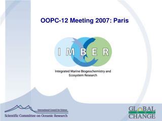 OOPC-12 Meeting 2007: Paris