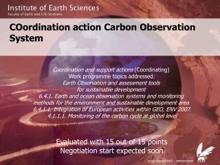 COordination action Carbon Observation System