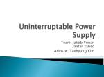 Uninterruptable Power Supply - slide 1