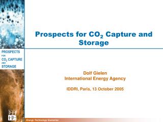 Prospects for CO 2 Capture and Storage