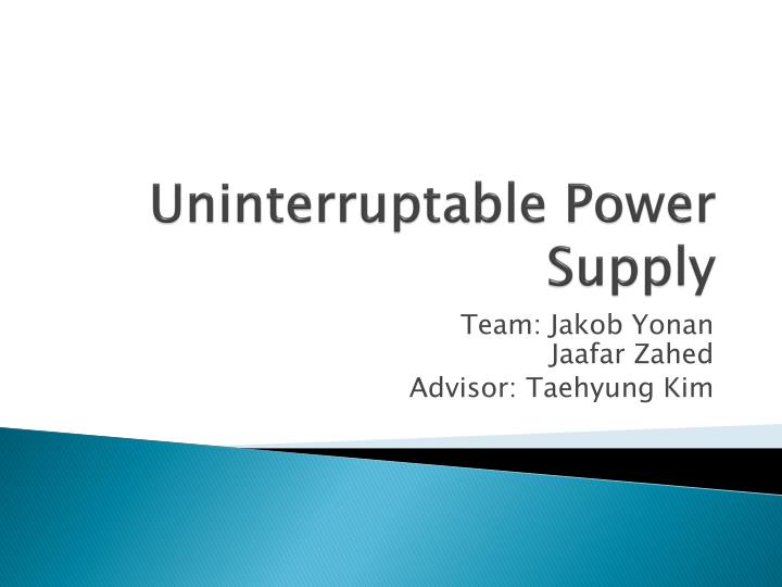 uninterruptable power supply