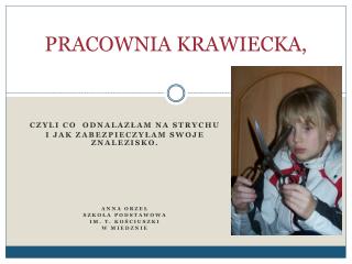pracownia krawiecka