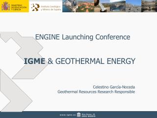 IGME &amp; GEOTHERMAL ENERGY