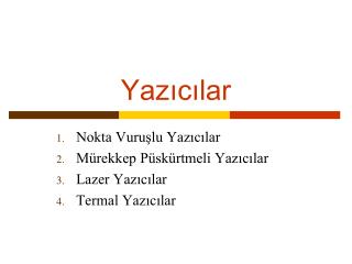 yaz c lar