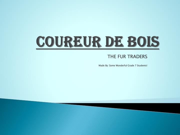 coureur de bois