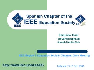 Spanish Chapter of the IEEE Education Society