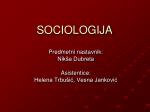 SOCIOLOGIJA - slide 1