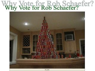 Why Vote for Rob Schaefer?