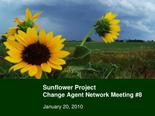 Sunflower Project Change Agent Network Meeting #8