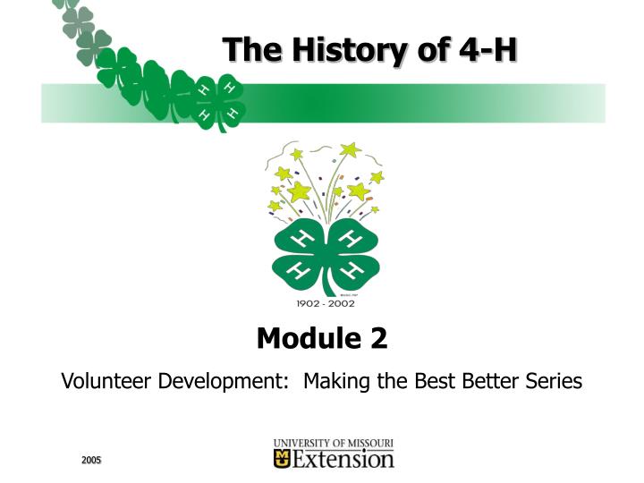 the history of 4 h