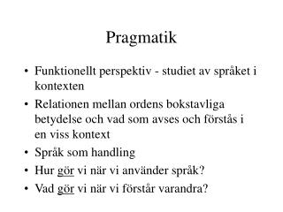 pragmatik