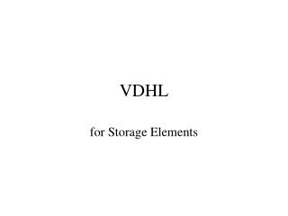 VDHL