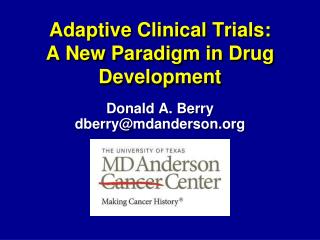 Adaptive Clinical Trials: A New Paradigm in Drug Development