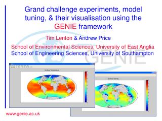 Grand challenge experiments, model tuning, &amp; their visualisation using the GENIE framework