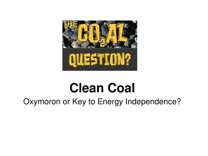 clean coal