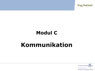 modul c kommunikation