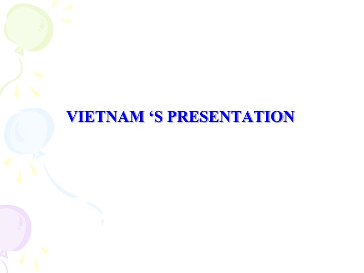 vietnam s presentation