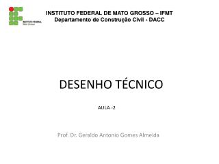 PPT - DESENHO TÉCNICO PowerPoint Presentation, Free Download - ID:1331411