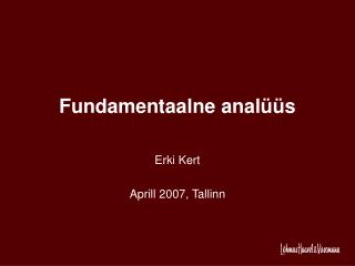 fundamentaalne anal s