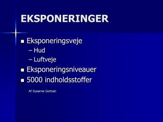 eksponeringer