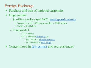 foreign exchange