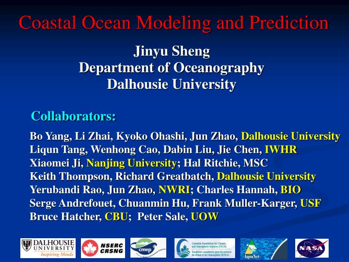 coastal ocean modeling and prediction