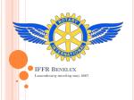 IFFR Benelux