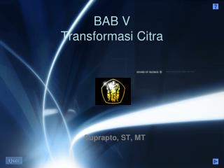 bab v transformasi citra