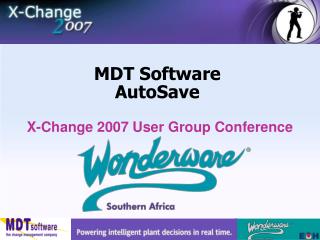 MDT Software AutoSave