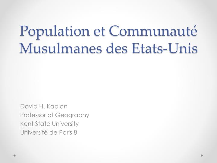 population et communaut musulmanes des etats unis