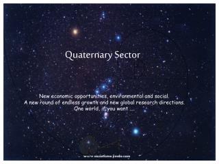 Quaternary Sector
