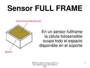 Sensor FULL FRAME