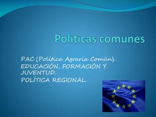 pol ticas comunes
